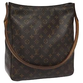 Louis Vuitton-LOUIS VUITTON Monogram Looping GM Shoulder Bag M51145 LV Auth 115898-Monogram