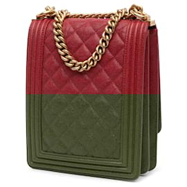 Chanel-CHANEL Handbags T.  Leather-Red