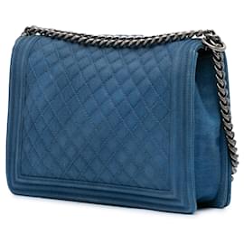 Chanel-CHANEL Handbags T.  Leather-Blue