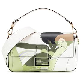 Fendi-FENDI Handbags T.  Leather-White