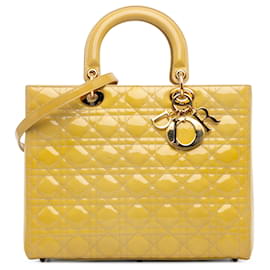 Dior-DIOR Handbags T.  Leather-Yellow