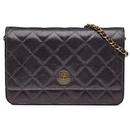 Chanel-CHANEL Handbags T.  Leather-Black
