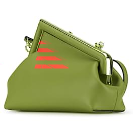 Fendi-FENDI Handbags T.  Leather-Red
