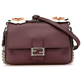 Fendi-Sacs à main FENDI T. Cuir-Rouge