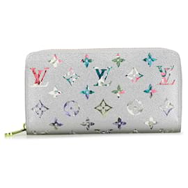 Louis Vuitton-LOUIS VUITTON Purses, wallets & cases T.  Cloth-Silvery