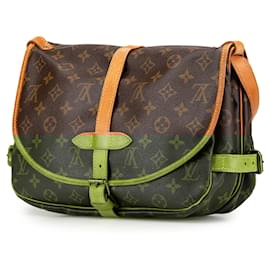 Louis Vuitton-LOUIS VUITTON Handbags T.  Leather-Brown