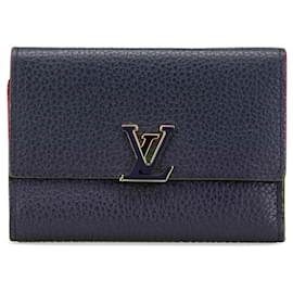 Louis Vuitton-LOUIS VUITTON Purses, wallets & cases T.  Leather-Blue