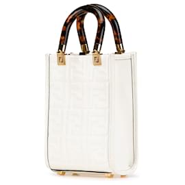 Fendi-FENDI Handbags T.  Leather-White