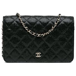 Chanel-CHANEL Handbags T.  Leather-Black