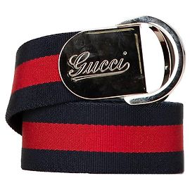 Cinture GUCCI T.International S Cloth Blu navy