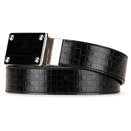 Louis Vuitton-LOUIS VUITTON Belts T.International S Cloth-Black