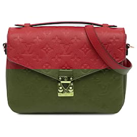 Louis Vuitton-LOUIS VUITTON Handbags T.  Leather-Red