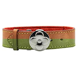 Louis Vuitton-LOUIS VUITTON Bracelets T.  Leather-Brown