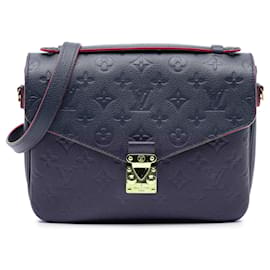 Louis Vuitton-LOUIS VUITTON Handbags T.  Leather-Blue