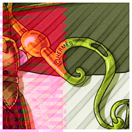 Hermès-HERMES Scarves T.  Silk-Red