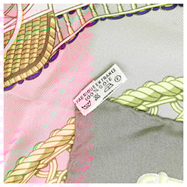 Hermès-HERMES Scarves T.  Silk-Pink