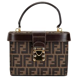 Fendi-FENDI Handbags T.  Leather-Brown