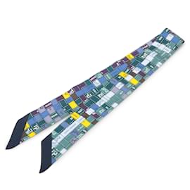 Hermès-HERMES Scarves T.  Silk-Blue