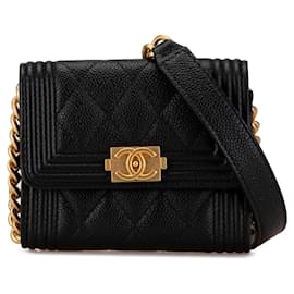 Chanel-CHANEL Handbags T.  Leather-Black