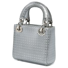 Dior-DIOR Handbags T.  Leather-Silvery