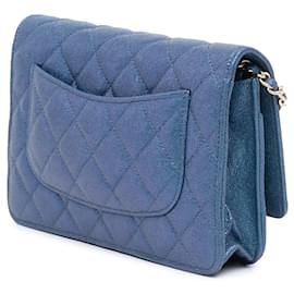 Chanel-CHANEL Handbags T.  Leather-Blue