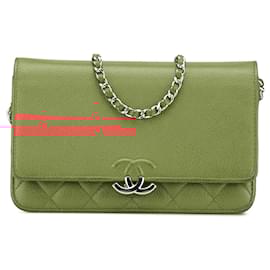 Chanel-CHANEL Handbags T.  Leather-Red