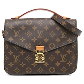 Louis Vuitton-LOUIS VUITTON Handbags T.  Leather-Brown