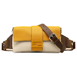 Fendi-FENDI Handbags T.  Leather-Yellow