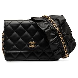 Chanel-CHANEL Handbags T.  Leather-Black