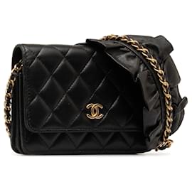 Chanel-CHANEL Handbags T.  Leather-Black