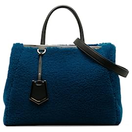 Fendi-FENDI Handbags T.  Leather-Blue