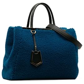 Fendi-FENDI Handbags T.  Leather-Blue