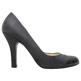 Prada-PRADA Heels T.EU 37 Cloth-Navy blue