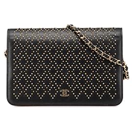 Chanel-CHANEL Handbags T.  Leather-Black