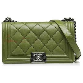 Chanel-CHANEL Handbags T.  Leather-Red