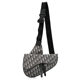 Dior-DIOR Handbags T.  Cloth-Blue