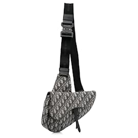 Dior-DIOR Handbags T.  Cloth-Blue