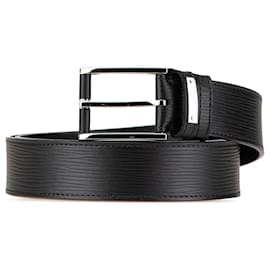 Louis Vuitton-LOUIS VUITTON Belts T.International S Leather-Black