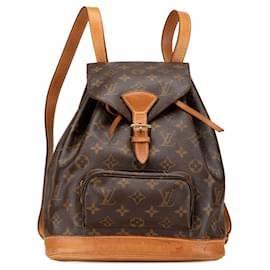 Louis Vuitton-LOUIS VUITTON Backpacks T.  Leather-Brown