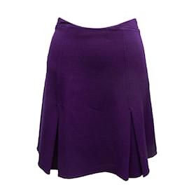 Autre Marque-NON SIGNE / UNSIGNED Skirts T.International S Wool-Purple