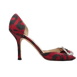 OSCAR DE LA RENTA Sandals T.EU 40 Cloth Red
