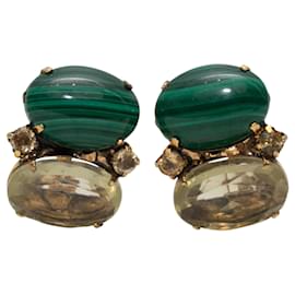 Autre Marque-IRADJ MOINI Earrings T.  Metal-Green