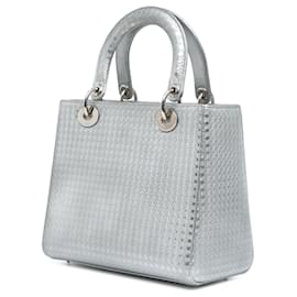 Dior-DIOR Handbags T.  Leather-Silvery