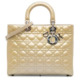 Dior-DIOR Handbags T.  Leather-Golden