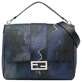 Fendi-FENDI Handbags T.  Leather-Blue