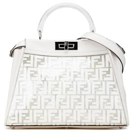 Fendi-Sacs à main FENDI T. Cuir-Blanc