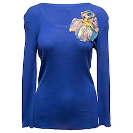 Fendi-FENDI Knitwear T.International M Synthetic-Blue