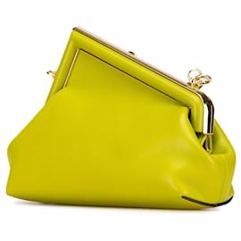 Fendi-FENDI Handbags T.  Leather-Green
