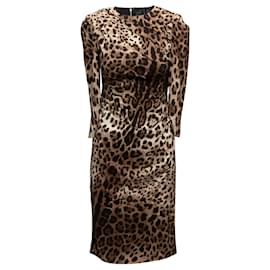 Dolce & Gabbana-DOLCE & GABBANA Dresses T.IT 42 Silk-Brown
