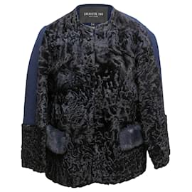 Autre Marque-NON SIGNE / UNSIGNED Jackets T.International S Wool-Navy blue